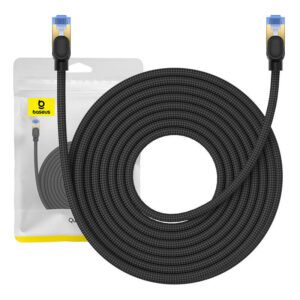 Καλώδιο δικτύου Cat7 10Gbps 5M μαύρο BASEUS