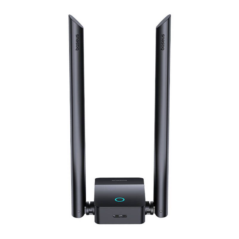 Αντάπτορας δικτύου Wi-Fi με κεραίες USB fastjoy 1800MBPS μαύρο Baseus - Image 6
