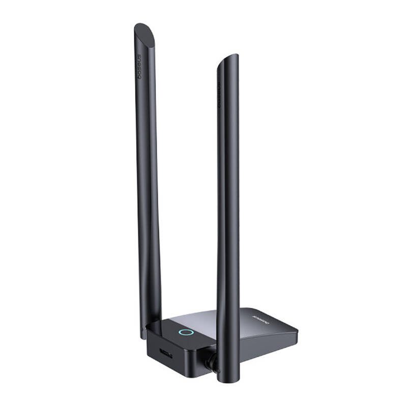 Αντάπτορας δικτύου Wi-Fi με κεραίες USB fastjoy 1800MBPS μαύρο Baseus - Image 4