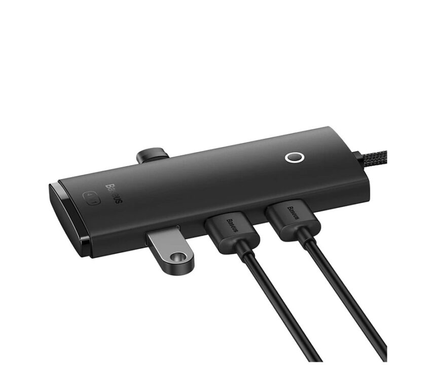 Διανομέας USB 4 σε 1 4xUSB 3.0 & USB-C μαύρος BASEUS - Image 5