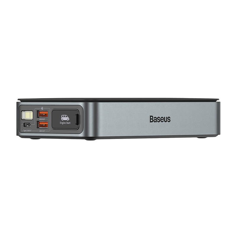 Φορητός εκκινητής/powerbank μπαταρίας αυτοκινήτου 1600A μαύρο - Image 3