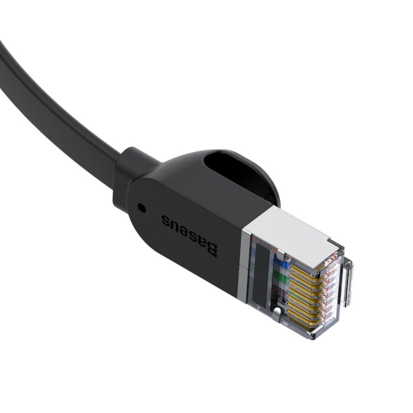 Καλώδιο Δικτύου RJ45 Cat 6 UTP Ethernet Flat 1m (Μαύρο) Baseus - Image 7