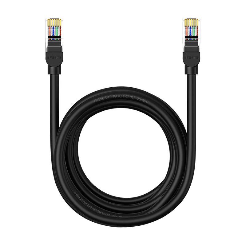 Καλώδιο Δικτύου Ethernet CAT5, 5m (Μαύρο) Baseus - Image 2