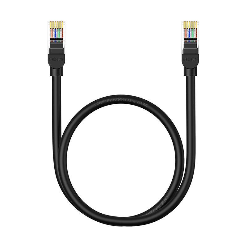 Καλώδιο Δικτύου Ethernet CAT5, 0.5m (Μαύρο) Baseus - Image 2
