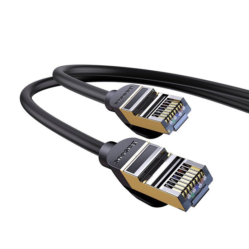 Καλώδιο Δικτύου Ethernet RJ45, 10Gbps, 1m (Μαύρο) Baseus - Image 3