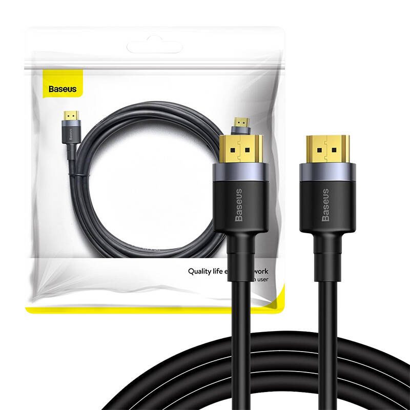 Καλώδιο HDMI 2.0 4K Male σε Male Cafule 2m (Μαύρο) Baseus