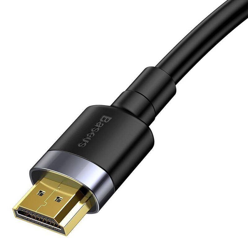 Καλώδιο HDMI 2.0 4K Male σε Male Cafule 2m (Μαύρο) Baseus - Image 4