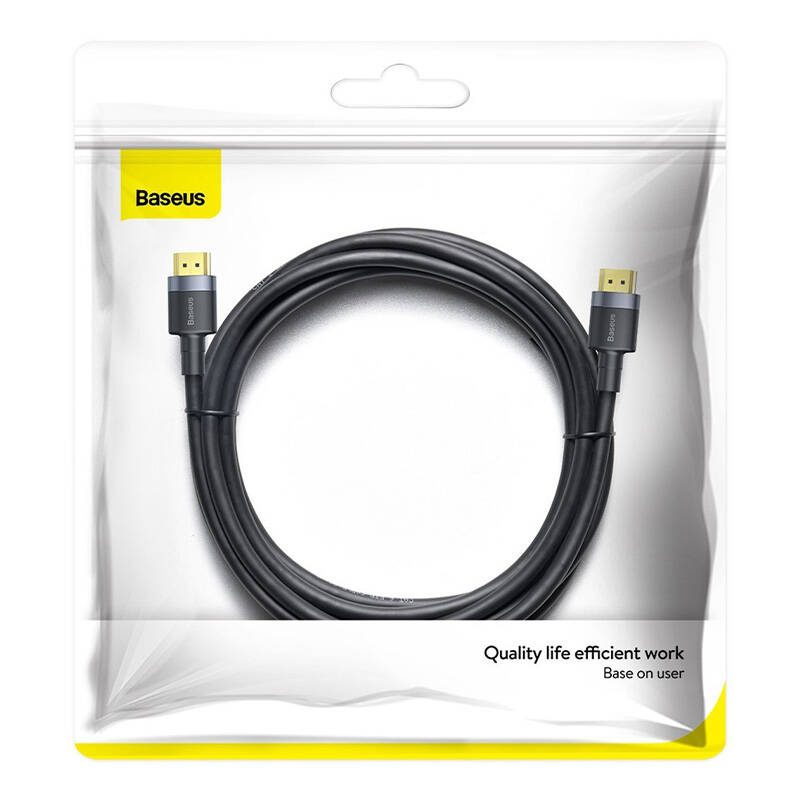 Καλώδιο HDMI 2.0 4K Male σε Male Cafule 2m (Μαύρο) Baseus - Image 7