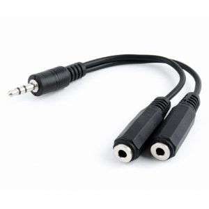 Καλώδιο ήχου διαχωριστής από 1 σε 2 jack 3.5mm Cablexpert