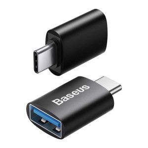 Μετατροπέας USB-C σε USB-A Ingenuity OTG (Μαύρο) Baseus