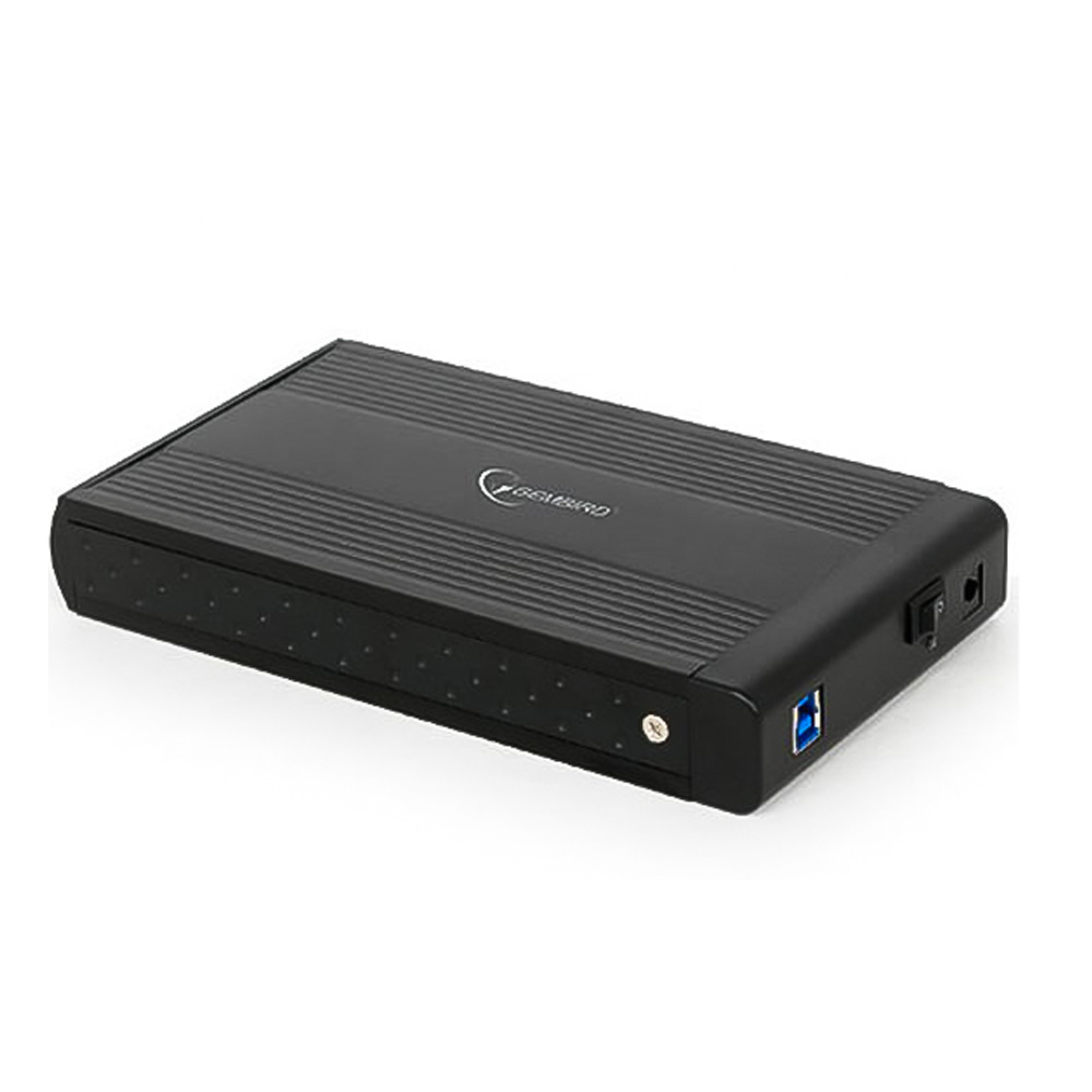 Εξωτερική θήκη δίσκου 3.5" GEMBIRD USB 3.0 Μαύρη