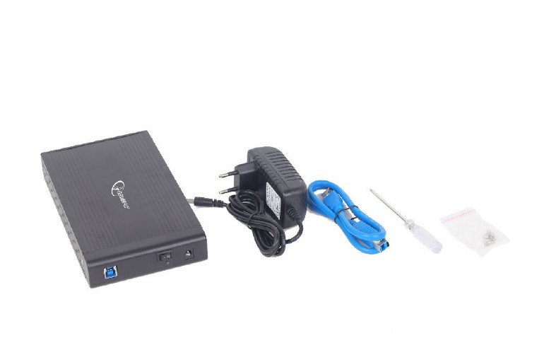 Εξωτερική θήκη δίσκου 3.5" GEMBIRD USB 3.0 Μαύρη - Image 2